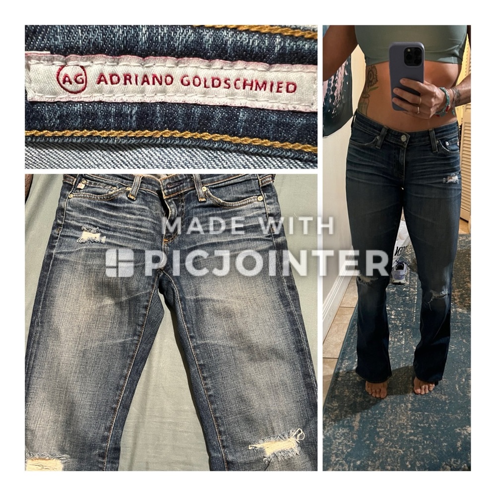 ADRIANO GOLDSCHMIED “AG” jeans. Size 25R. Bootcut. Vintage.